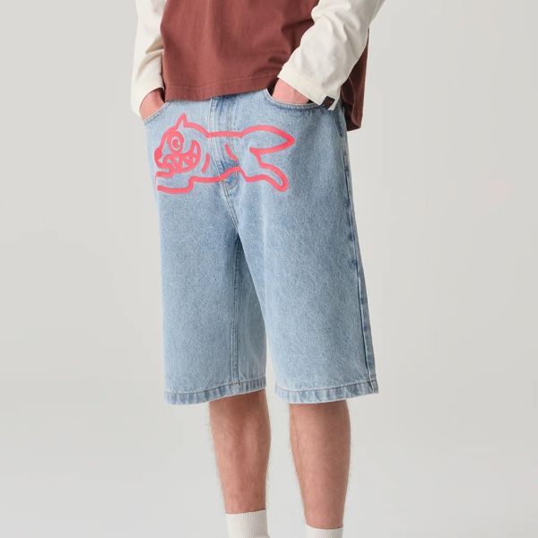 Icecream Running Dog Korte Broek Licht Blauw