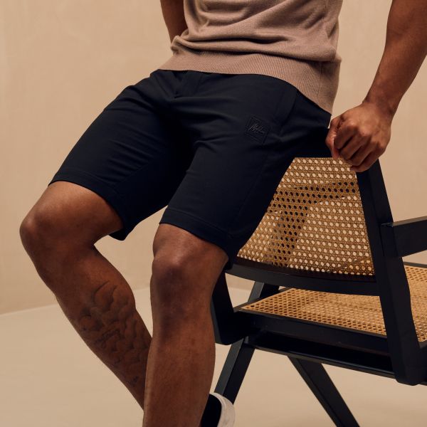 Malelions Chino Korte Broek Zwart