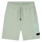 Malelions Nylon Pocket Cargo Korte Broek Licht Groen