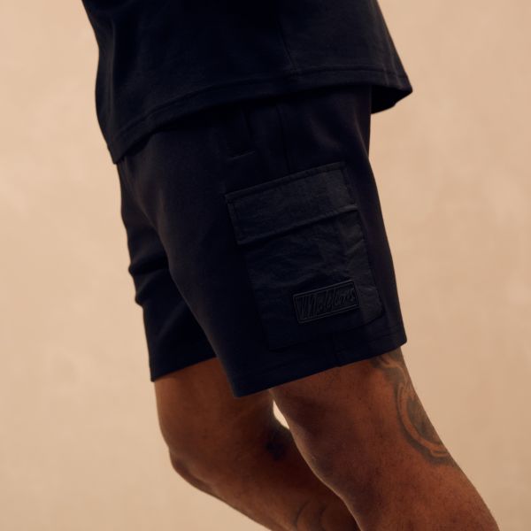 Malelions Nylon Pocket Cargo Korte Broek Zwart