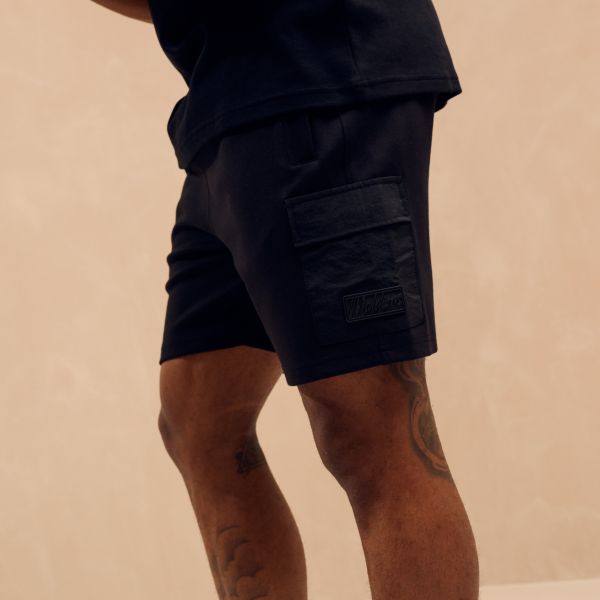 Malelions Nylon Pocket Cargo Korte Broek Zwart