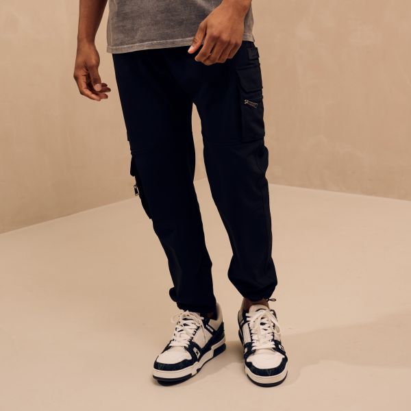 Malelions Technical Cargo Broek Zwart