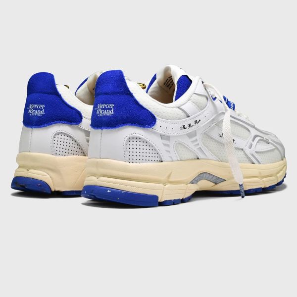 Mercer Amsterdam The Re-Run Vintage Sneaker Wit/Blauw