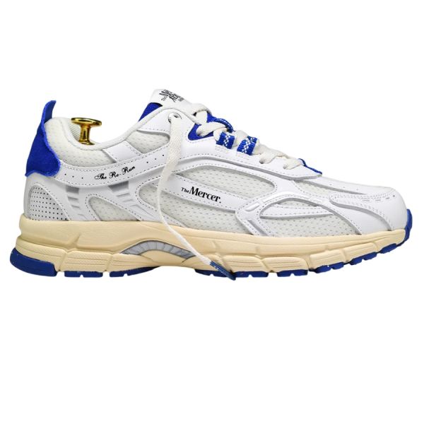 Mercer Amsterdam The Re-Run Vintage Sneaker Wit/Blauw
