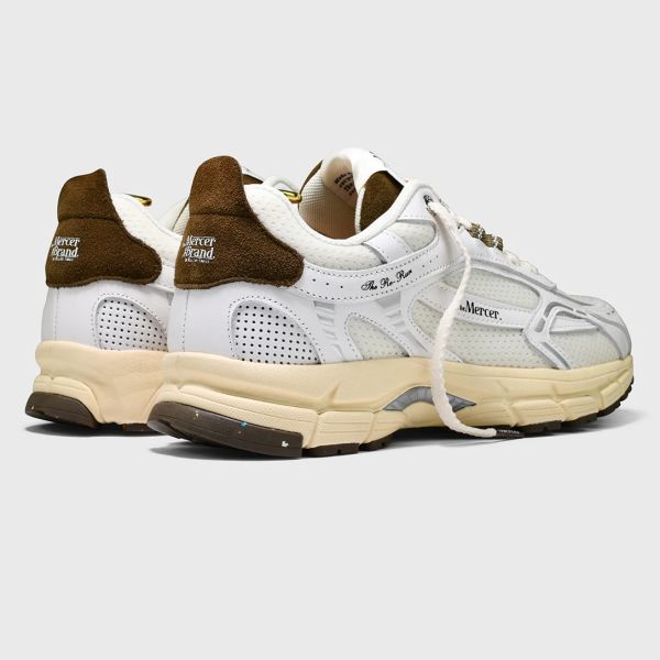 Mercer Amsterdam The Re-Run Vintage Sneaker Wit/Bruin