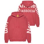 New Amsterdam Surf Association Logo Line Hoodie Rood