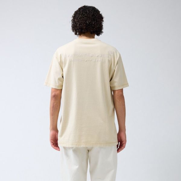New Amsterdam Surf Association Logo Washed T-shirt Beige