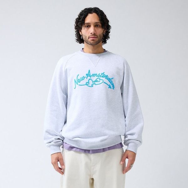 New Amsterdam Surf Association Love Connect Sweater Grijs