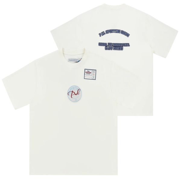 PAL Sporting Goods Cliff Divers School T-shirt Off White