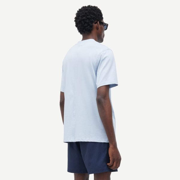 Samsøe Samsøe Norsbro T-shirt Licht Blauw