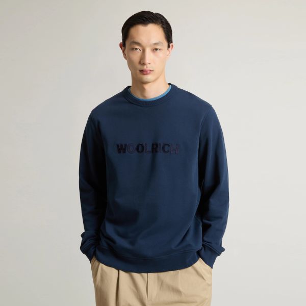 Woolrich Light Fleece Sweater Donker Blauw