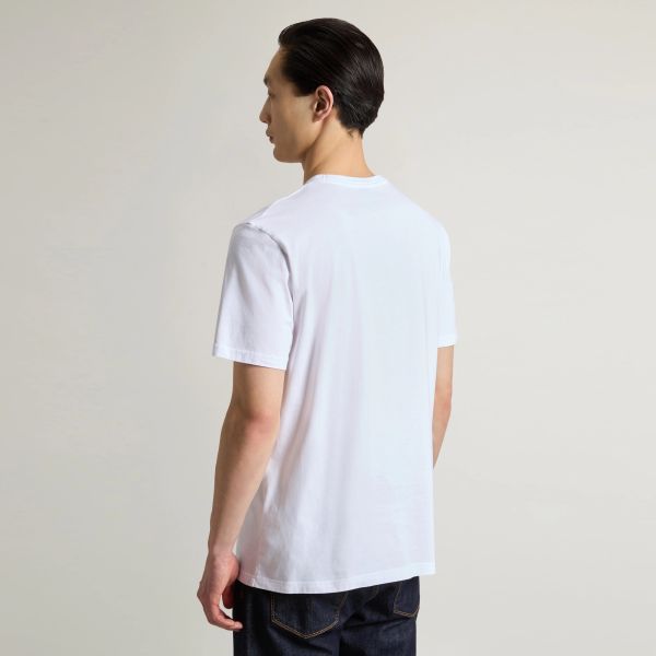 Woolrich Logo T-shirt Wit