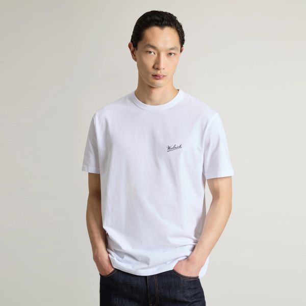 Woolrich Logo T-shirt Wit