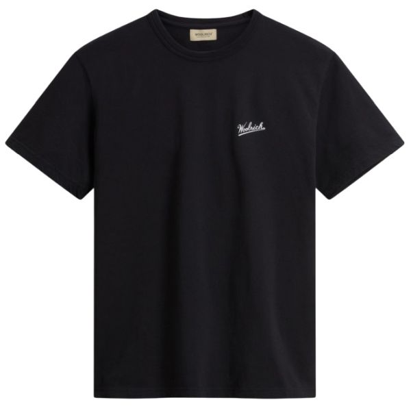 Woolrich Logo T-shirt Zwart