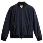 Woolrich Matt Stretch Bomber Jas Navy