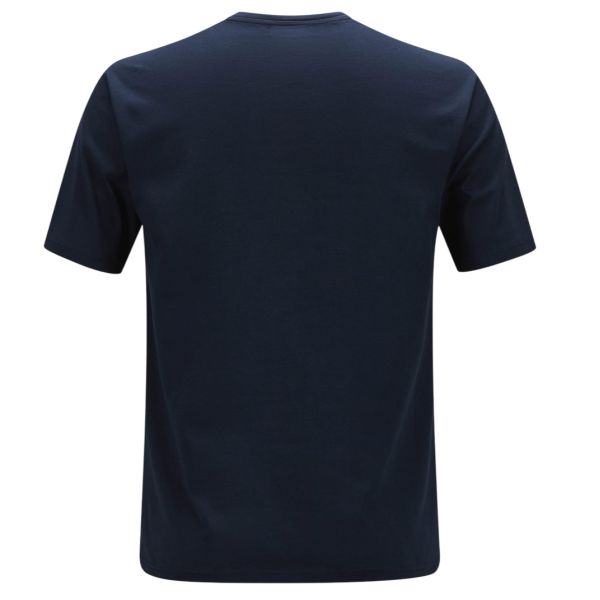 Woolrich Premium Jersey Logo T-shirt Donker Blauw