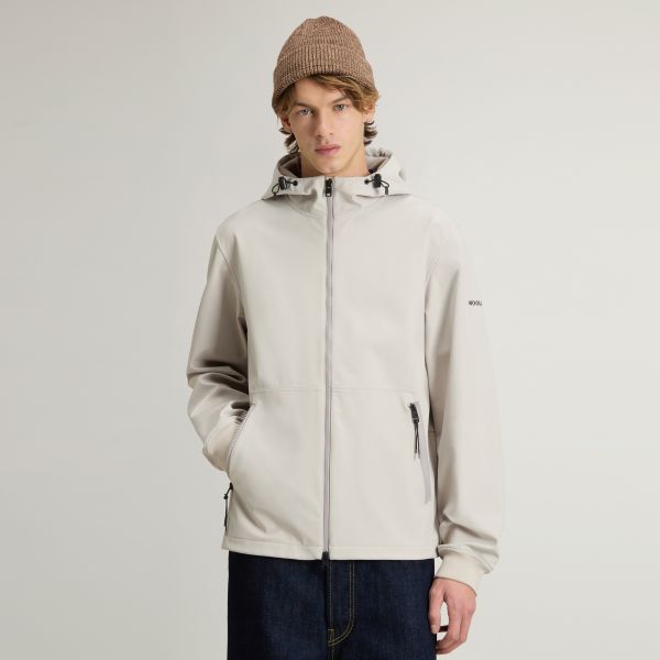 Woolrich Soft Shell Jack Beige