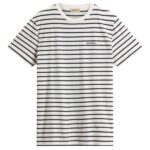 Woolrich Striped T-shirt Wit/Zwart