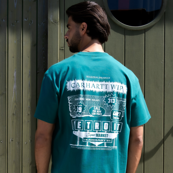 Carhartt WIP Catalogue T-shirt Donker Groen2