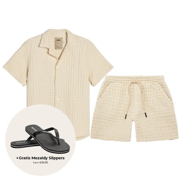 OAS Cuba waffle zomerset beige