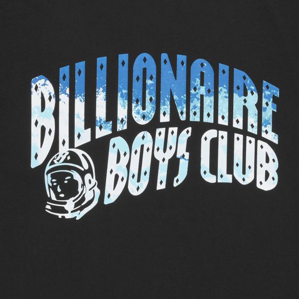 Billionaire Boys Club Great Wave Fill Arch Logo T-shirt Zwart