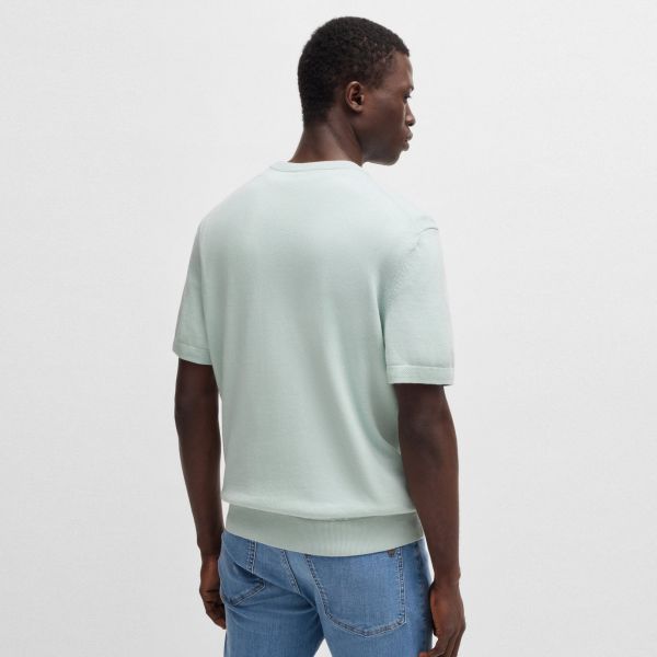 Boss Kanache Knitted T-shirt Mint