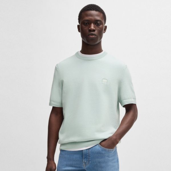 Boss Kanache Knitted T-shirt Mint