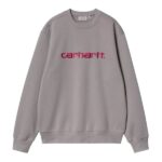 Carhartt WIP Logo Sweater Antraciet