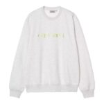 Carhartt WIP Logo Sweater Grijs