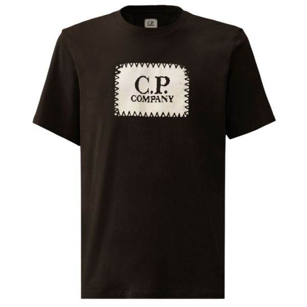 CP Company Label T-shirt Zwart
