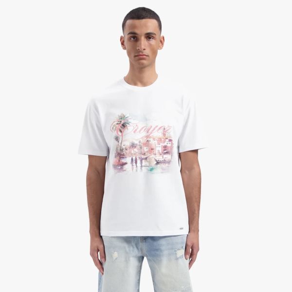 Croyez Casablanca Village T-shirt Wit