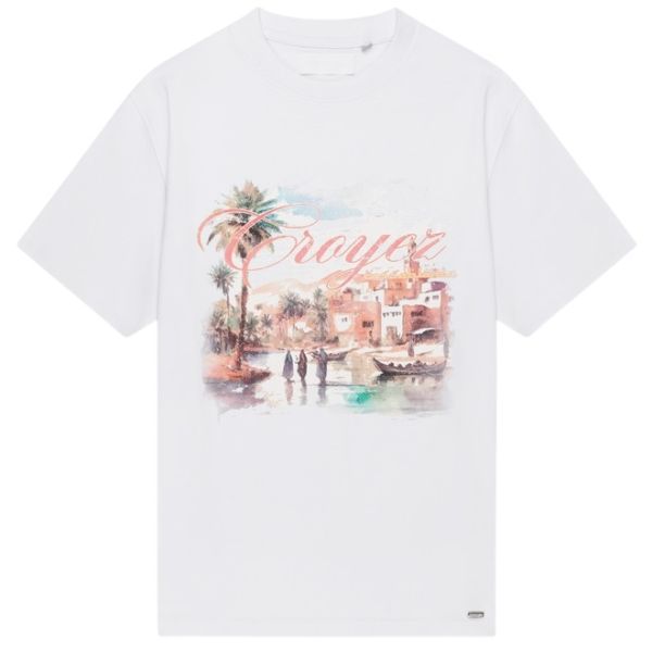 Croyez Casablanca Village T-shirt Wit