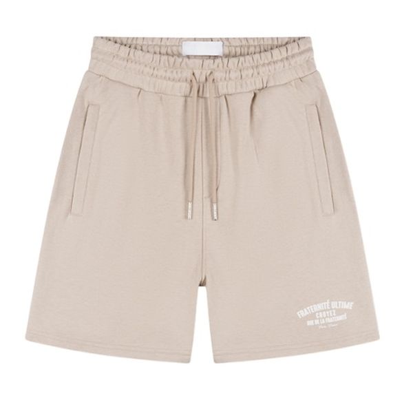 Croyez Fraternité Korte Broek Beige