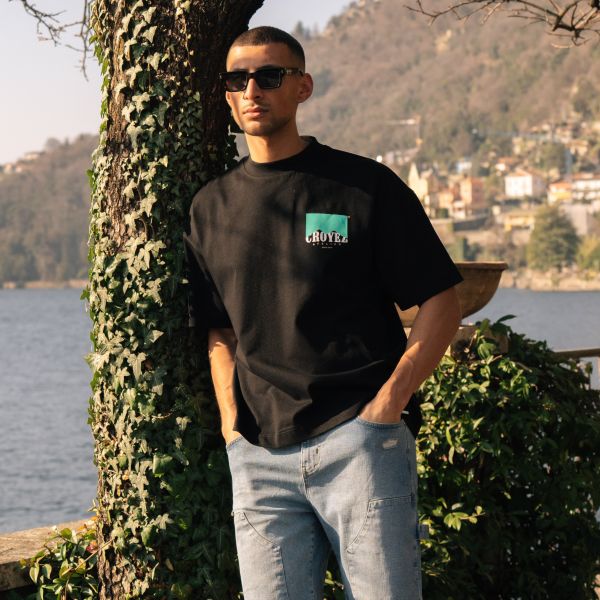 Croyez Fumes Amalfi T-shirt Zwart