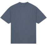 Croyez Garment Dye Fraternité T-shirt Blauw
