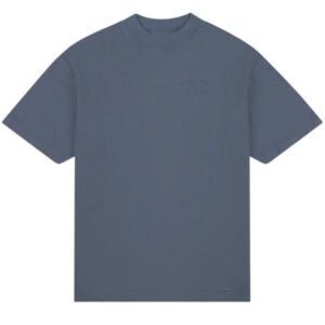 Croyez Garment Dye Fraternité T-shirt Blauw