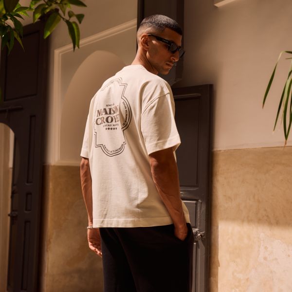 Croyez Moroccan T-shirt Off White
