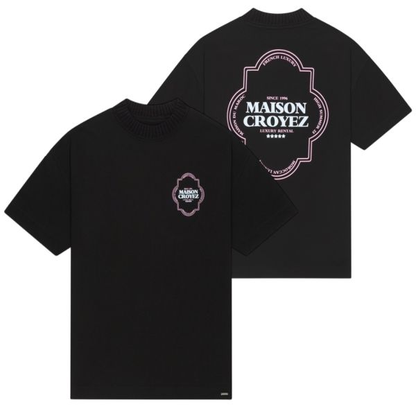 Croyez Moroccan T-shirt Zwart