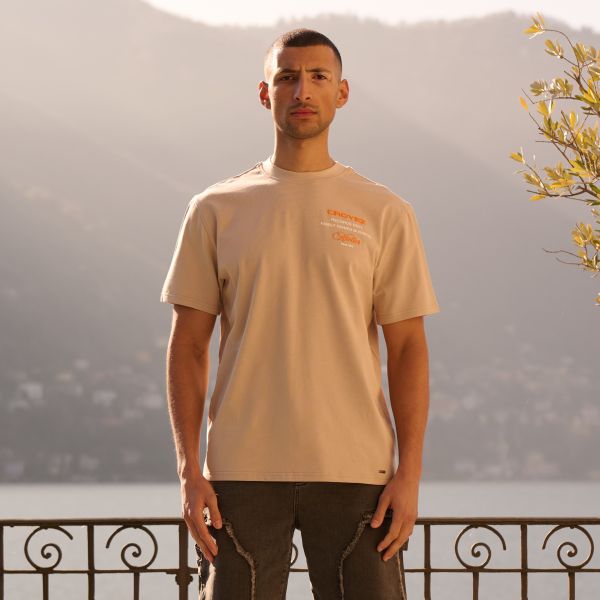 Croyez Records T-shirt Beige