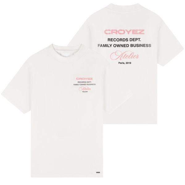 Croyez Records T-shirt Off White