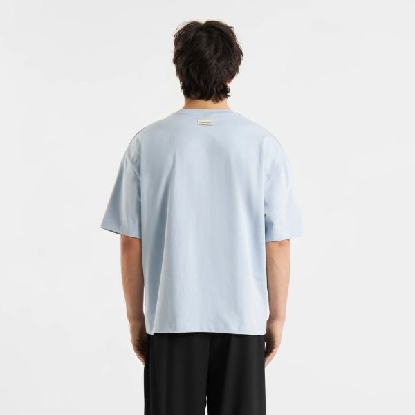 Don't Waste Culture Suren T-shirt Licht Blauw