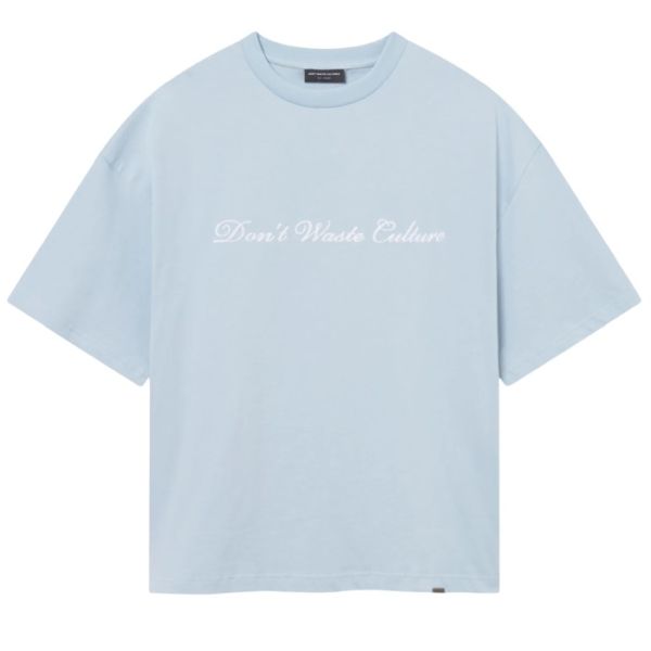 Don't Waste Culture Suren T-shirt Licht Blauw