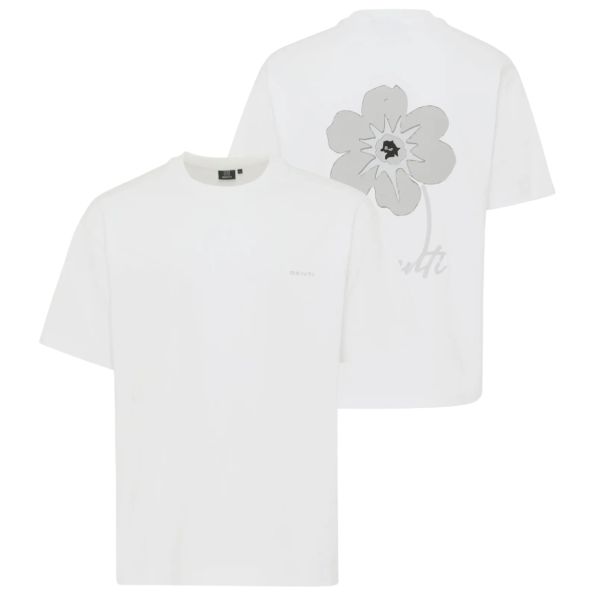 Genti Flower T-shirt Wit