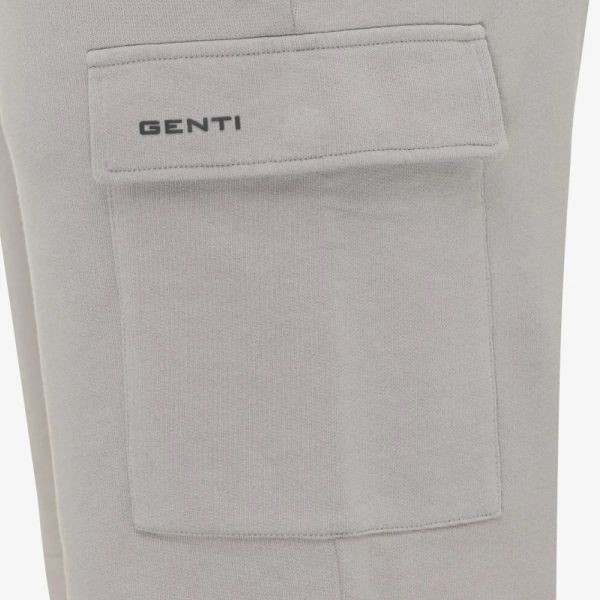 Genti Monogram Cargo Korte Broek Grijs