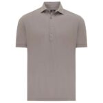 Genti Smoky Skin Fit Polo Bruin