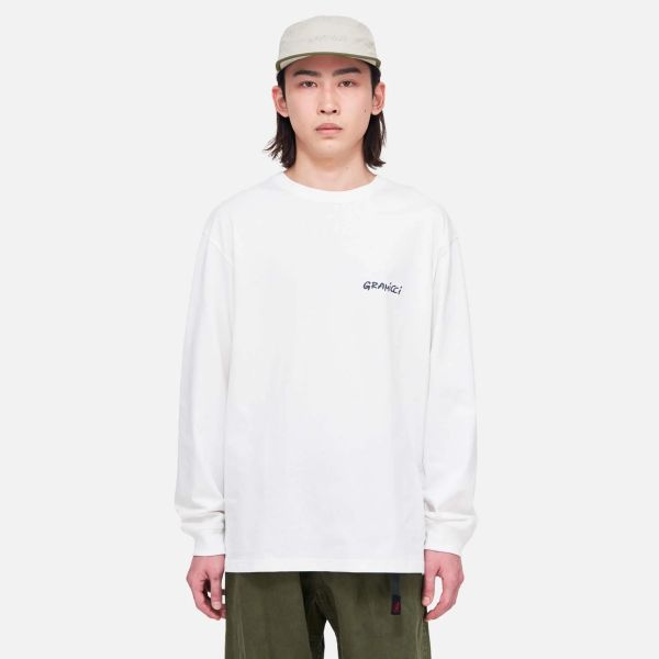 Gramicci Geared Up Longsleeve T-shirt Wit