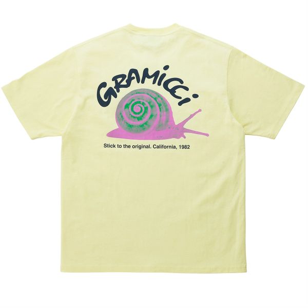 Gramicci Snail T-shirt Geel