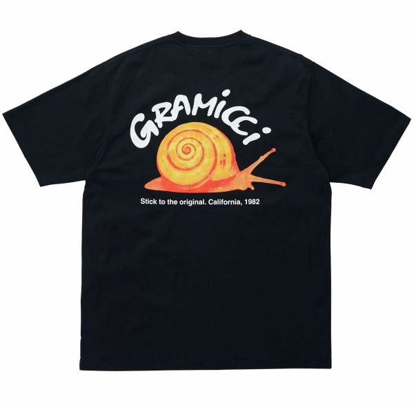 Gramicci Snail T-shirt Zwart