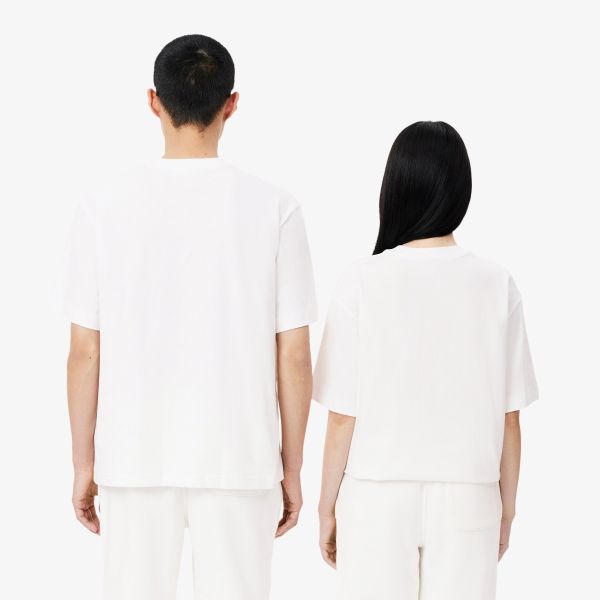 Lacoste Loose Fit T-shirt Wit