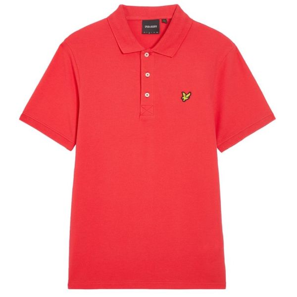 Lyle & Scott Plain Polo Rood